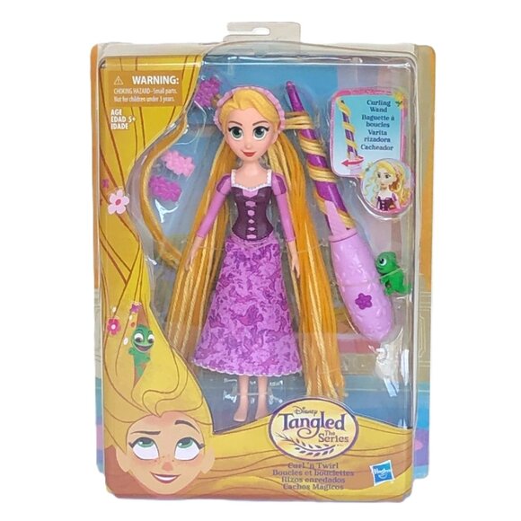 New in Box-Hasbro Disney Tangled the Series Rapunzel's Curl 'n Twirl  Doll - Picture 4 of 16